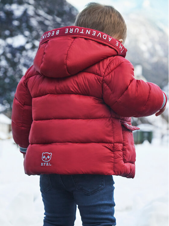 Mayoral Mayoral Kurtka zimowa 2466 Czerwony Regular Fit
