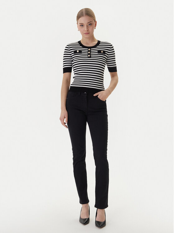 Morgan Morgan Svetr 261-MATTEA Černá Slim Fit