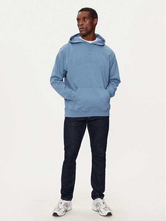 New Balance New Balance Pulóver MT43500 Kék Regular Fit