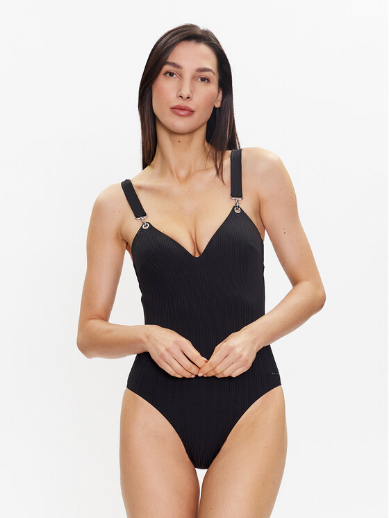 Emporio Armani Kopalni kostum 262642 3R308 00020 Črna
