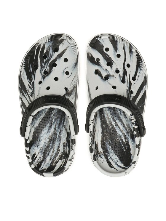Crocs Crocs Ciabatte Crocs Crocband Clean Marbled Clog 208601 Nero