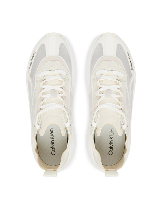 Calvin Klein Calvin Klein Sportcipők Chunky Run Ckstripe Lup Rip HW0HW03005 05Z Ekru