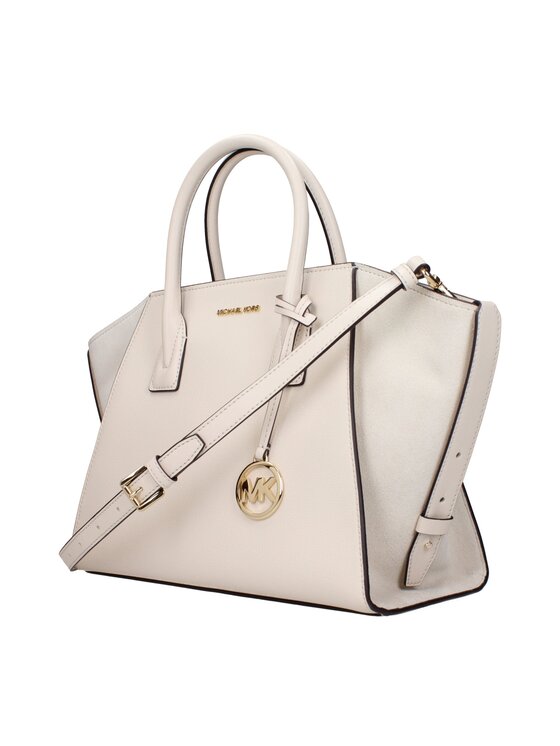 Michael Kors Michael Kors Torebka Beige Leather Hand Beżowy