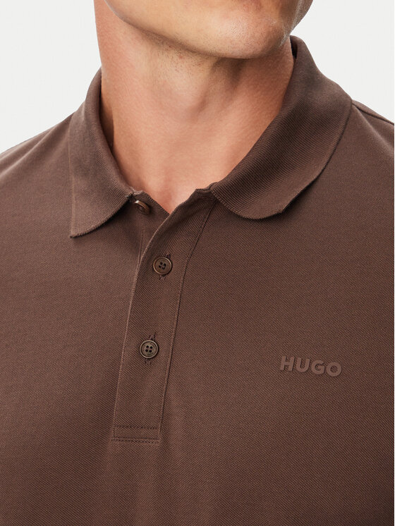 HUGO HUGO Tricou polo Donoslong 50547358 Maro Regular Fit
