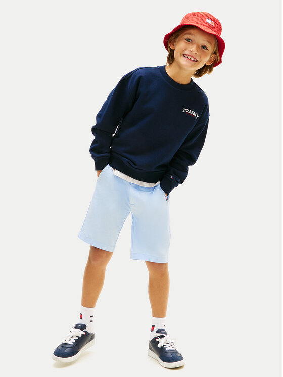 Tommy Hilfiger Tommy Hilfiger Суитшърт KB0KB10255 Тъмносин Regular Fit