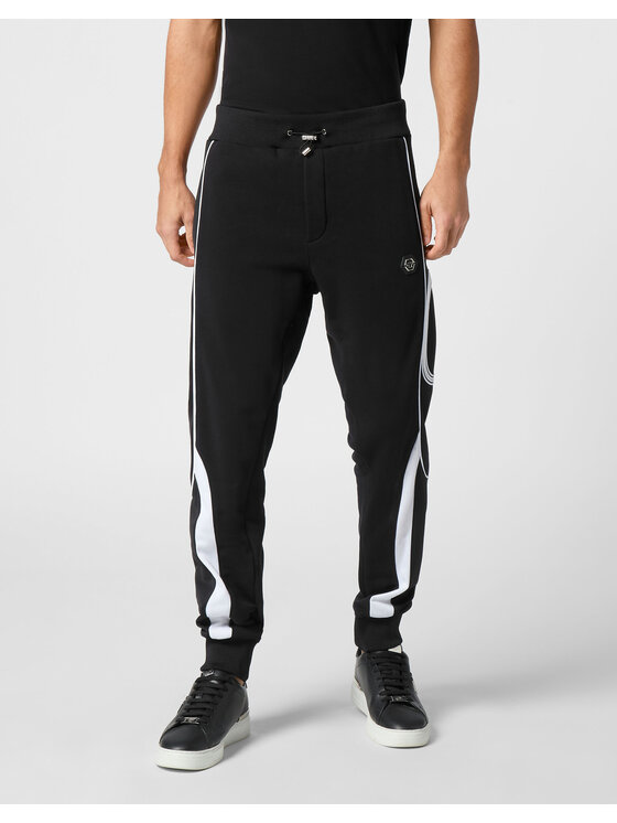 PHILIPP PLEIN PHILIPP PLEIN Joggery 22217 Czarny Jogger Fit