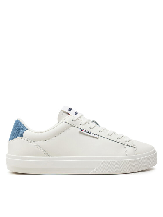 Tommy Jeans Superge Tjw Cupsole Sneaker Denim EN0EN02652 Écru