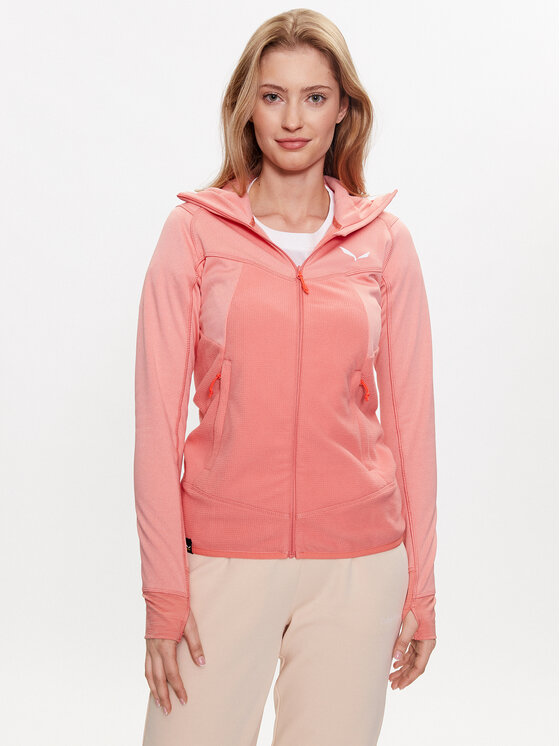 Salewa Džemperis Puez Hybrid 27389 Rožinė Regular Fit