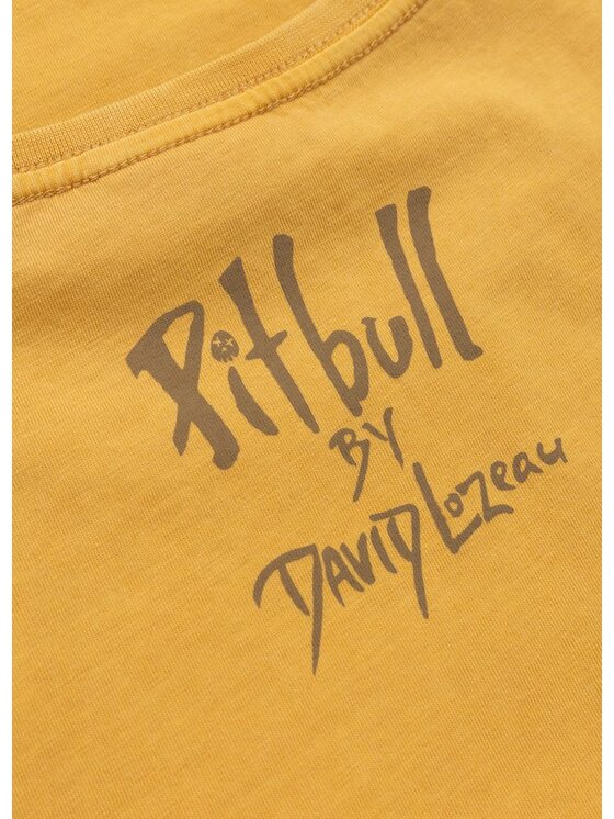PITBULL PITBULL T-Shirt BEACHBREAK Żółty Regular Fit