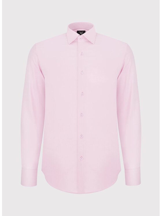 Pako Lorente Pako Lorente Koszula P000B-1X-051 Różowy Slim Fit