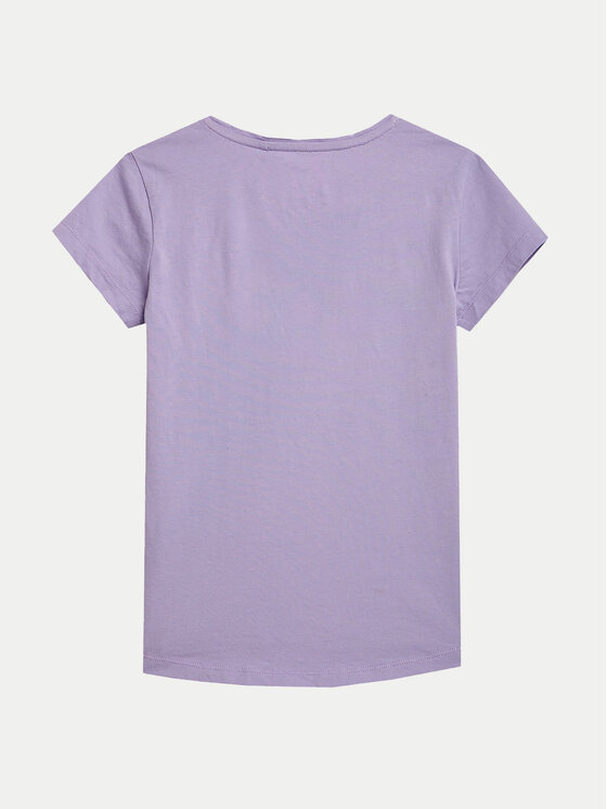 4F 4F Marškinėliai 4FJWSS24TTSHF1110 Violetinė Regular Fit