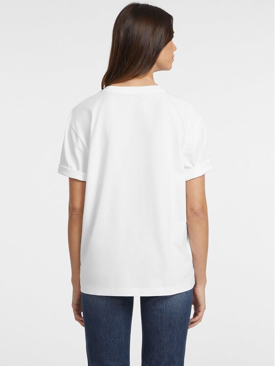 Guess Jeans Guess Jeans T-Shirt 165649 Biały Classic Fit