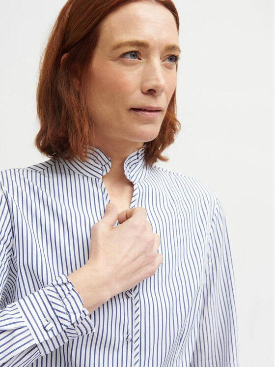 Bariloche Bariloche Bluzka Granada Biały Slim Fit