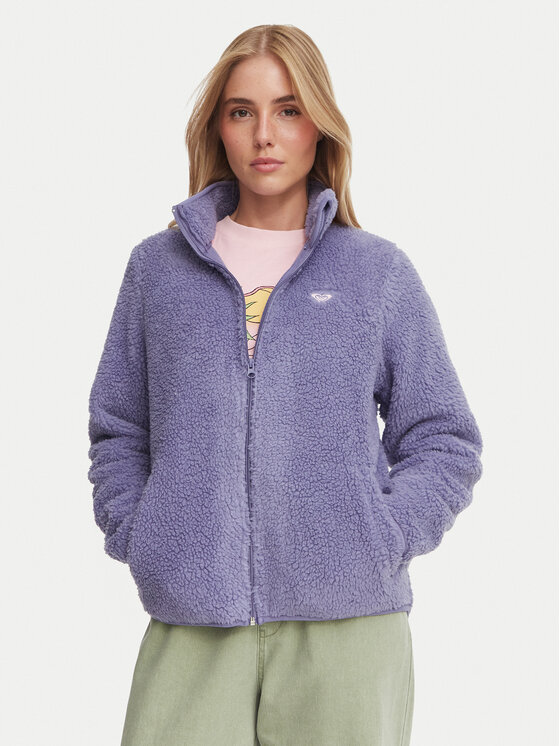 Roxy Roxy Fleecejacke ERJPF03262 Violett Relaxed Fit