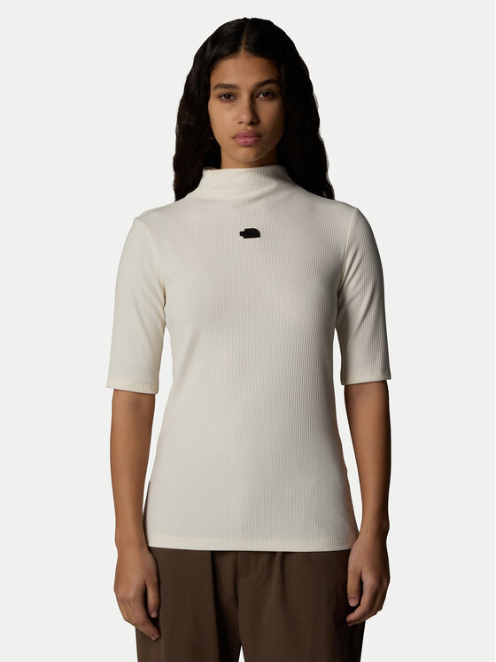 The North Face Blúzka NF0A89C3 Béžová Slim Fit