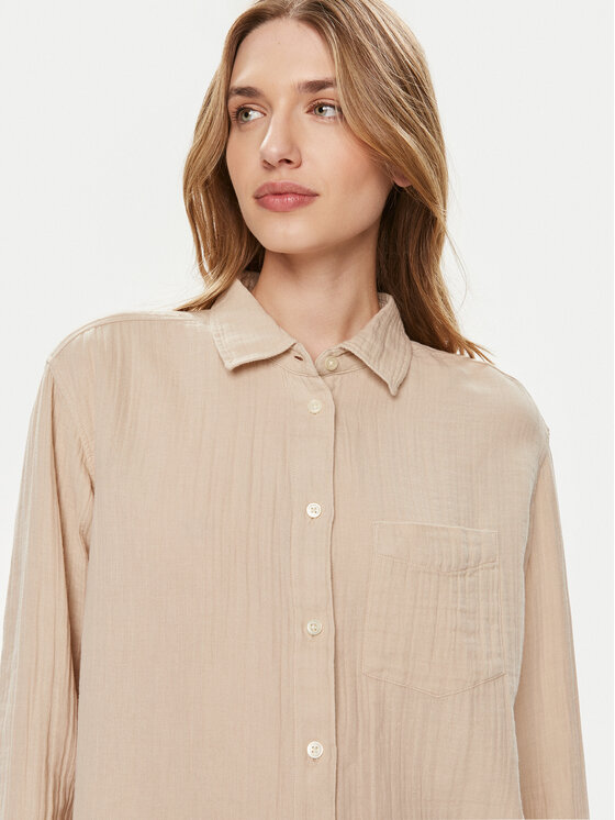 Gap Gap Košulja 885282-04 Bež Relaxed Fit