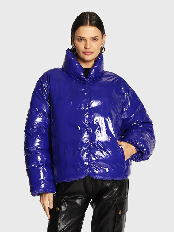 PINKO PINKO Зимова куртка Ianna 1G17XH A00N Голубий Relaxed Fit
