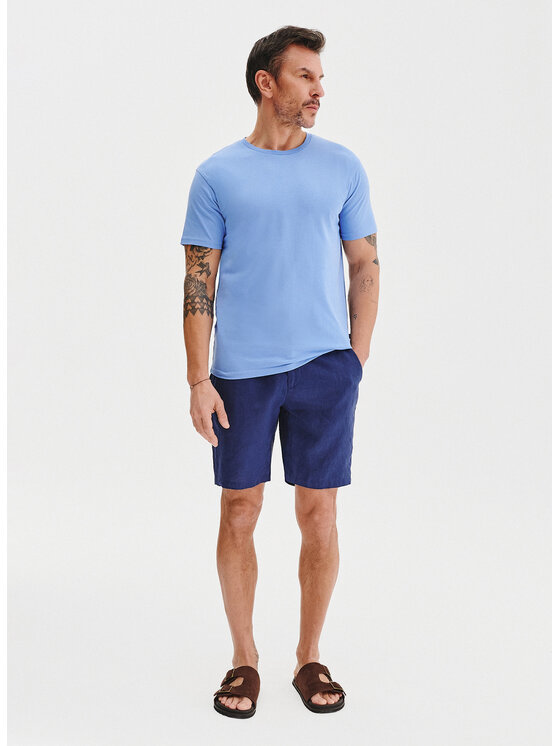 Pako Lorente Pako Lorente T-Shirt P25SF-TT-003 Niebieski Regular Fit