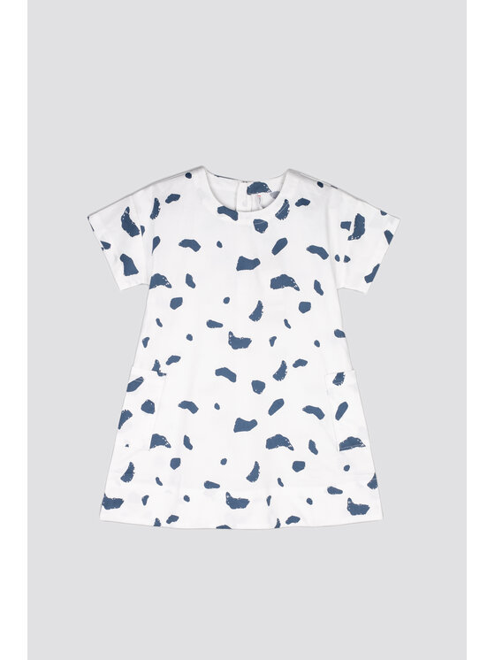 Coccodrillo Coccodrillo Sukienka WC2128201VIL-001 Biały Regular Fit