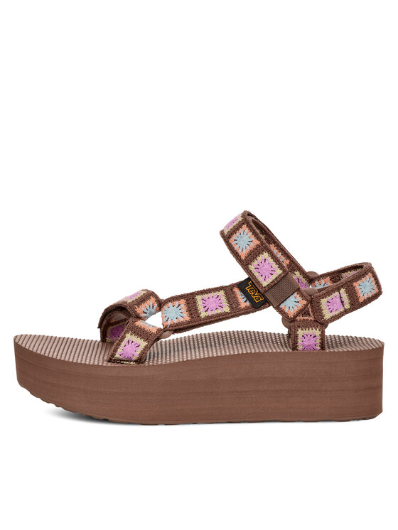 Teva Teva Sandali Flatform Universal Crochet 1150210 Rjava