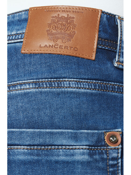Lancerto Lancerto Szorty materiałowe Nero SZO113124000001 Niebieski Slim Fit