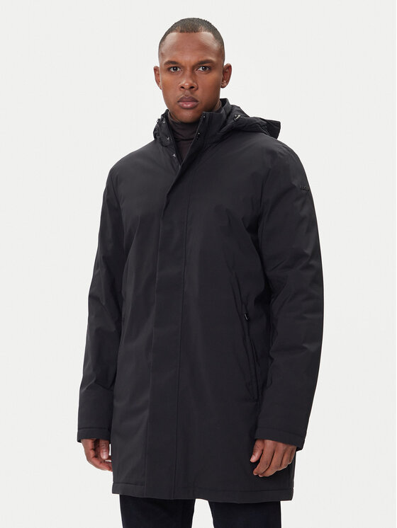 Geox Geox Zimski kaput Aurelio M5625K T3194 F9000 Crna Regular Fit