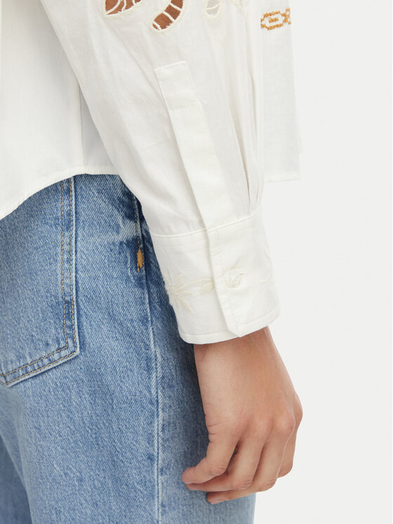 Weekend Max Mara Weekend Max Mara Koszula Fonte 2615111022 Kremowy Relaxed Fit