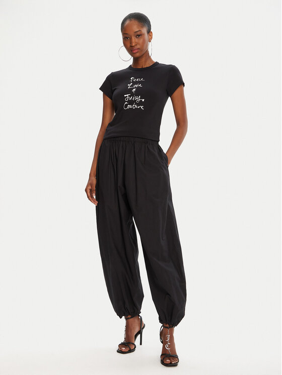 Juicy Couture Juicy Couture T-shirt JCNCT225458 Crna Regular Fit