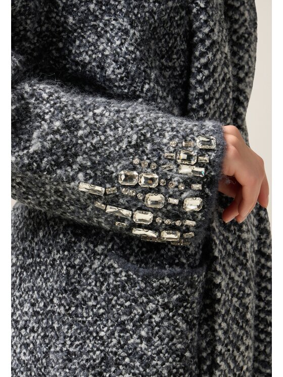 Oltre Oltre Cardigan M566E001952N033 Grigio Regular Fit