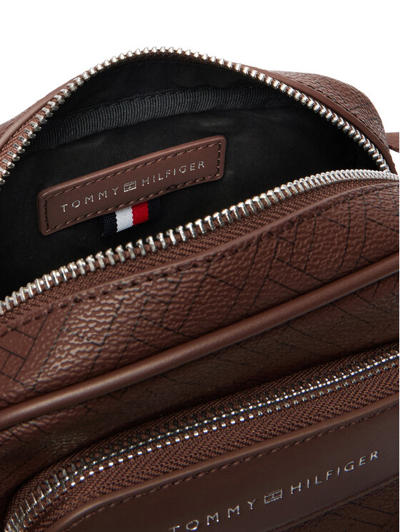 Tommy Hilfiger Tommy Hilfiger Somiņa Th Flag Monogram Mini Reporter AM0AM14138 Brūns