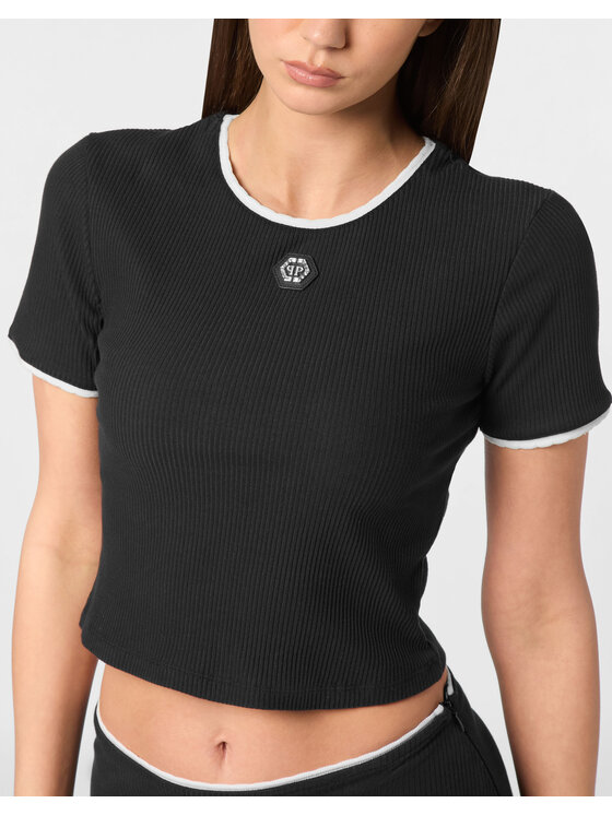 PHILIPP PLEIN PHILIPP PLEIN T-Shirt 24509 Černá Regular Fit