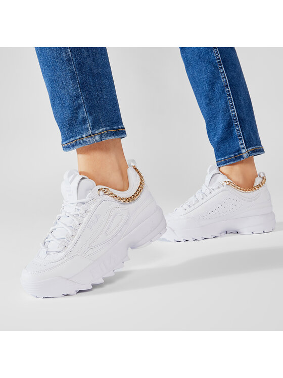 Fila Fila Snīkeri Disruptor Chain Wmn 1011240.94T Balts