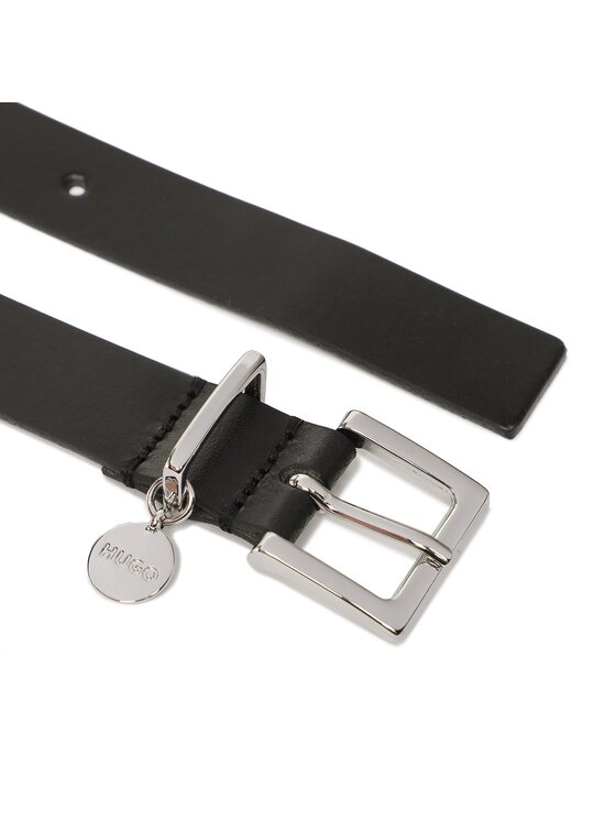 HUGO Hugo Pasek Damski Amelia Belt 50476095 Czarny