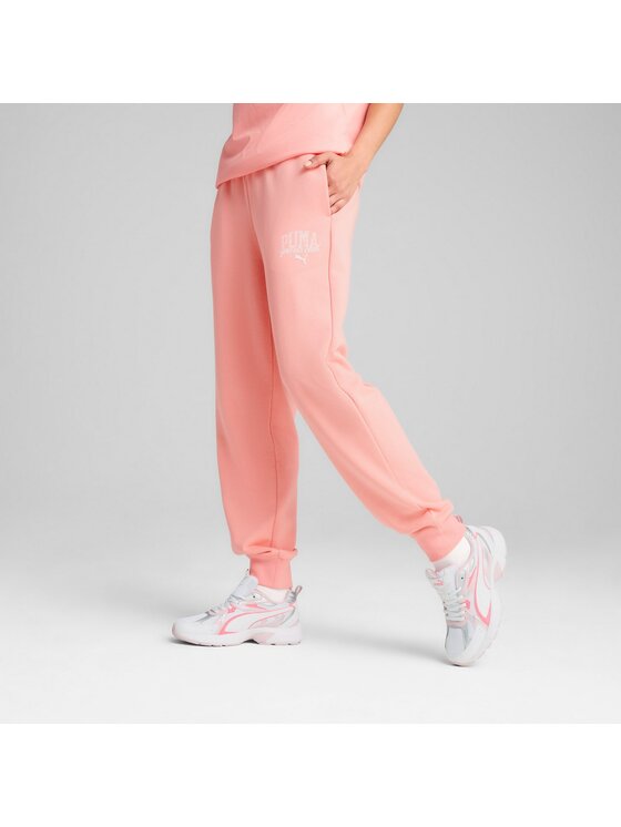Puma Puma Spodnie dresowe 685037 Różowy Regular Fit