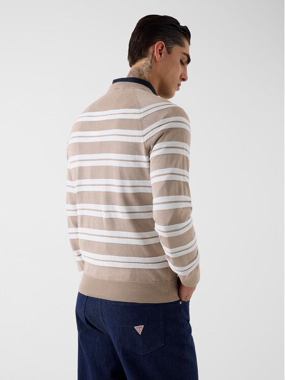 Guess Guess Sweter 182340 Brązowy Classic Fit
