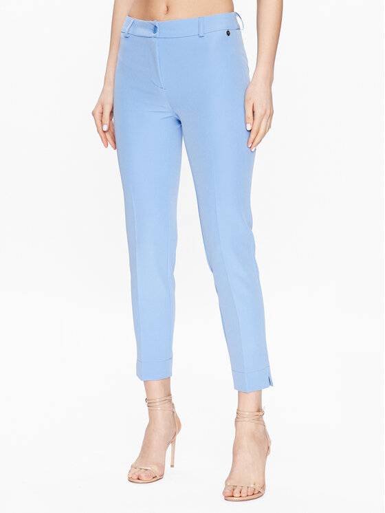 Maryley Pantaloni chino 23EB52Z/M08 Albastru Slim Fit