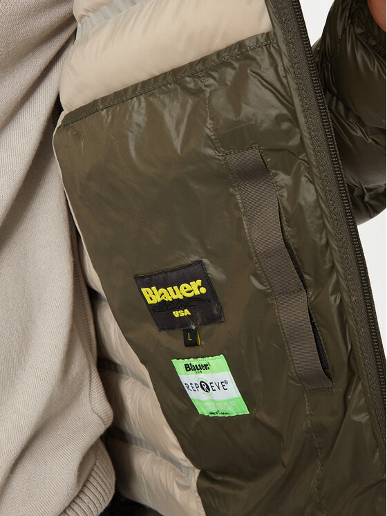 Blauer Blauer Преходно яке 24WBLUC02058 006100 Каки Regular Fit
