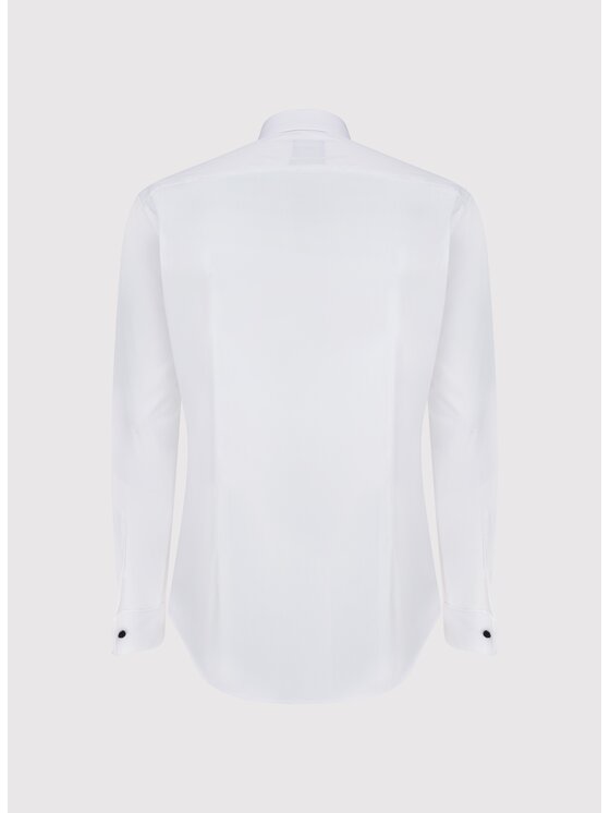Pako Lorente Pako Lorente Koszula P000B-1X-010 Biały Slim Fit