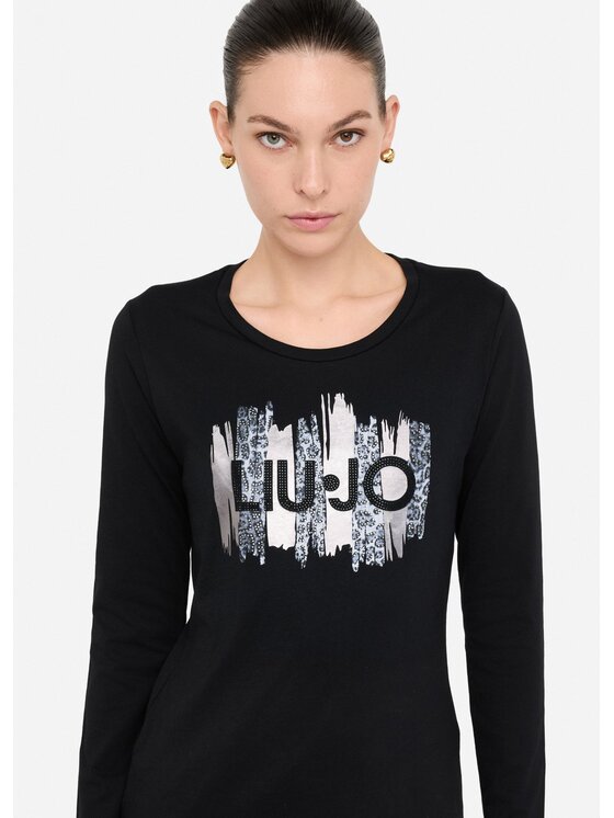Liu Jo Liu Jo Longsleeve MF5464JS923P9162 Nero Regular Fit