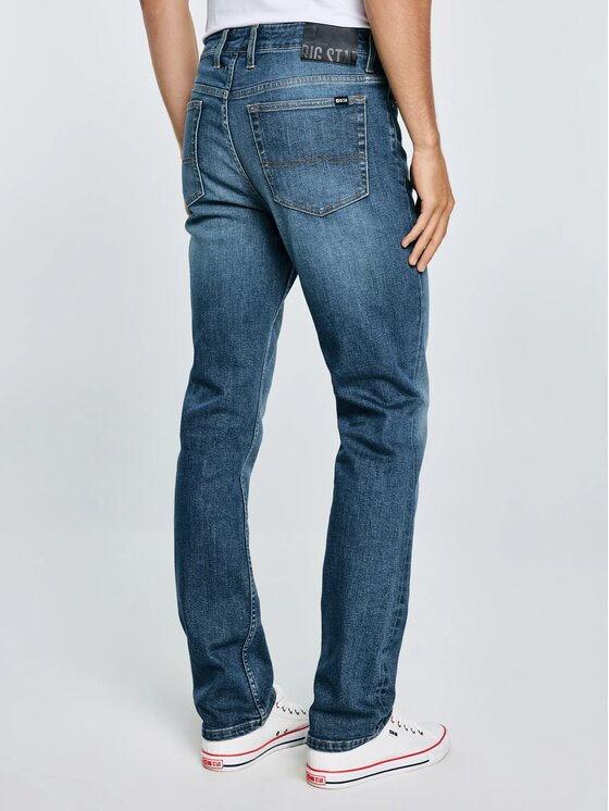 BIG STAR BIG STAR Jeansy TERRY_HIGH_WAIST_329 Niebieski Slim Fit