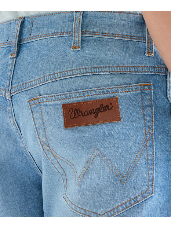 Wrangler Wrangler Szorty jeansowe 112378706 Niebieski Regular Fit