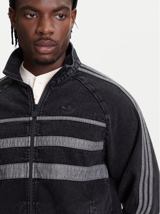 adidas adidas Bluza adicolor First Black Denim JW5883 Czarny Regular Fit