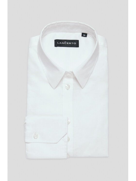 Lancerto Lancerto Koszula Elanor KO073125000006 Biały Slim Fit