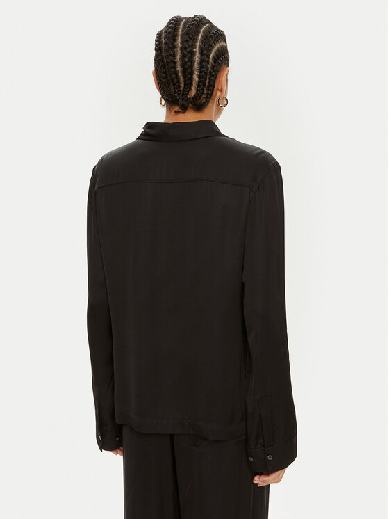Marc O'Polo Marc O'Polo Camicia 406 1103 42273 Nero Relaxed Fit