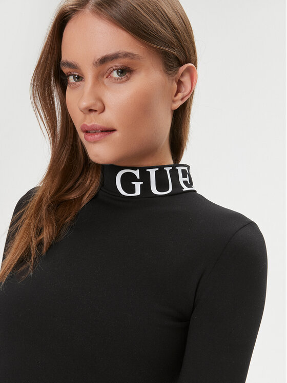Guess Guess Ежедневна рокля Giulia V4RK01 MC04N Черен Slim Fit