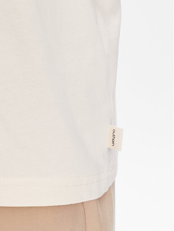 Outhorn Outhorn T-krekls TTSHF426 Écru Regular Fit