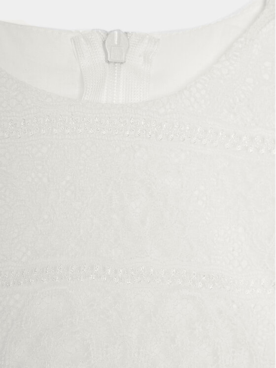 Coccodrillo Coccodrillo Sukienka elegancka WC4128205EBG Biały Regular Fit