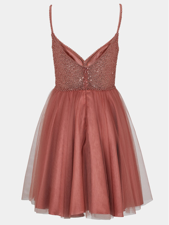 Hey Kyla Hey Kyla Коктейльна сукня 5AG014HK Оранжевий Regular Fit