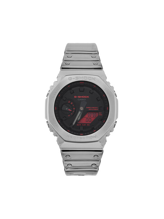G-Shock G-Shock Sat GM-2100YRA-8AER Srebrna