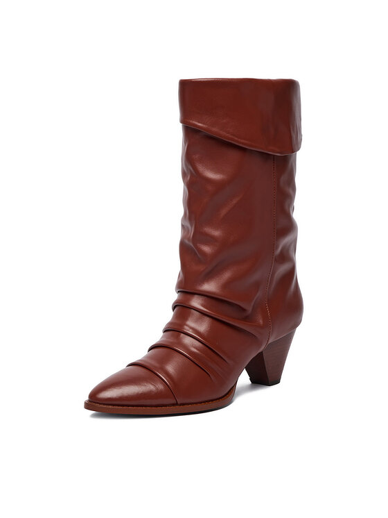 Badura Badura Polokozačky EO-APRIL-25FW218-1 Hnědá